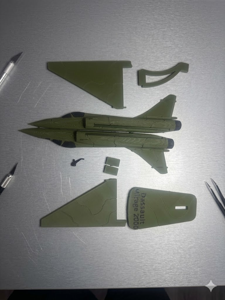 Dassault Mirage 2000 3D Printed Aircraft Model