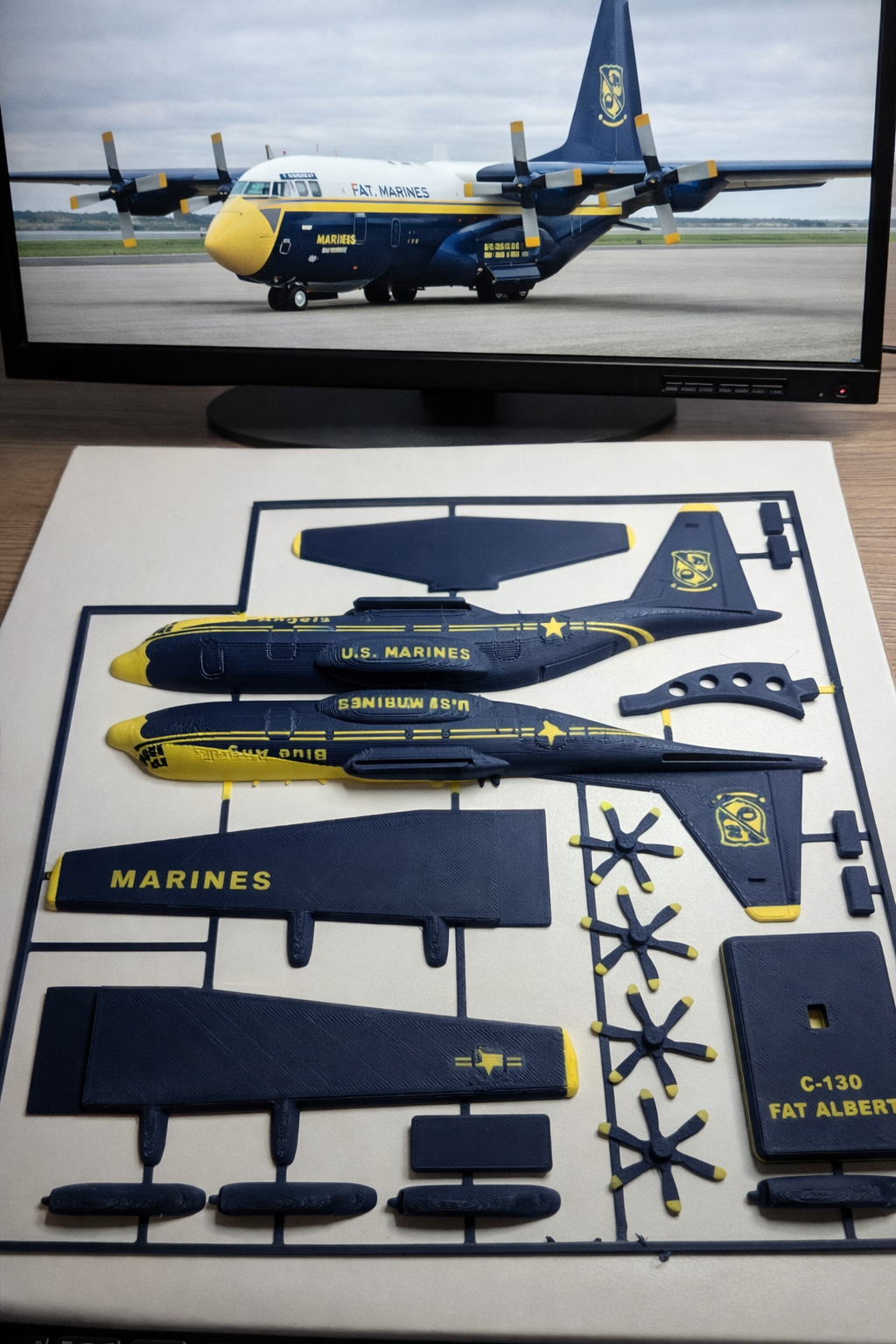 C-130 Fat Albert 3D Printed Model Kit