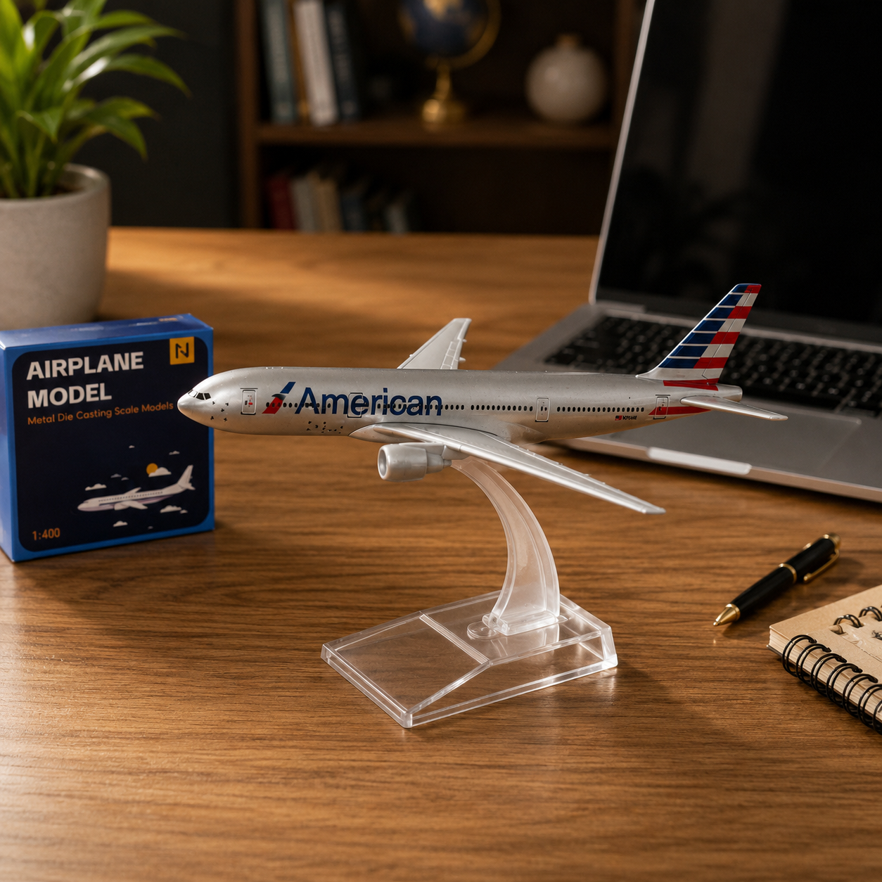 American Airlines Boeing 777 Die-Cast Aircraft Model – 1:400 Scale Display Plane