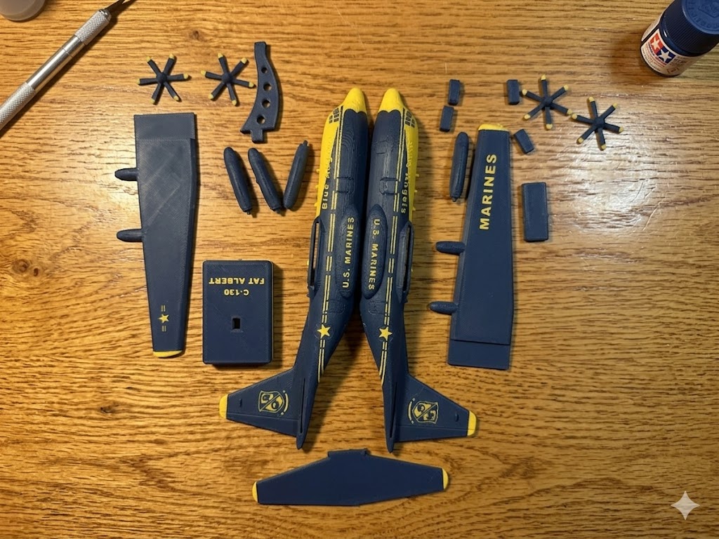 C-130 Fat Albert 3D Printed Model Kit