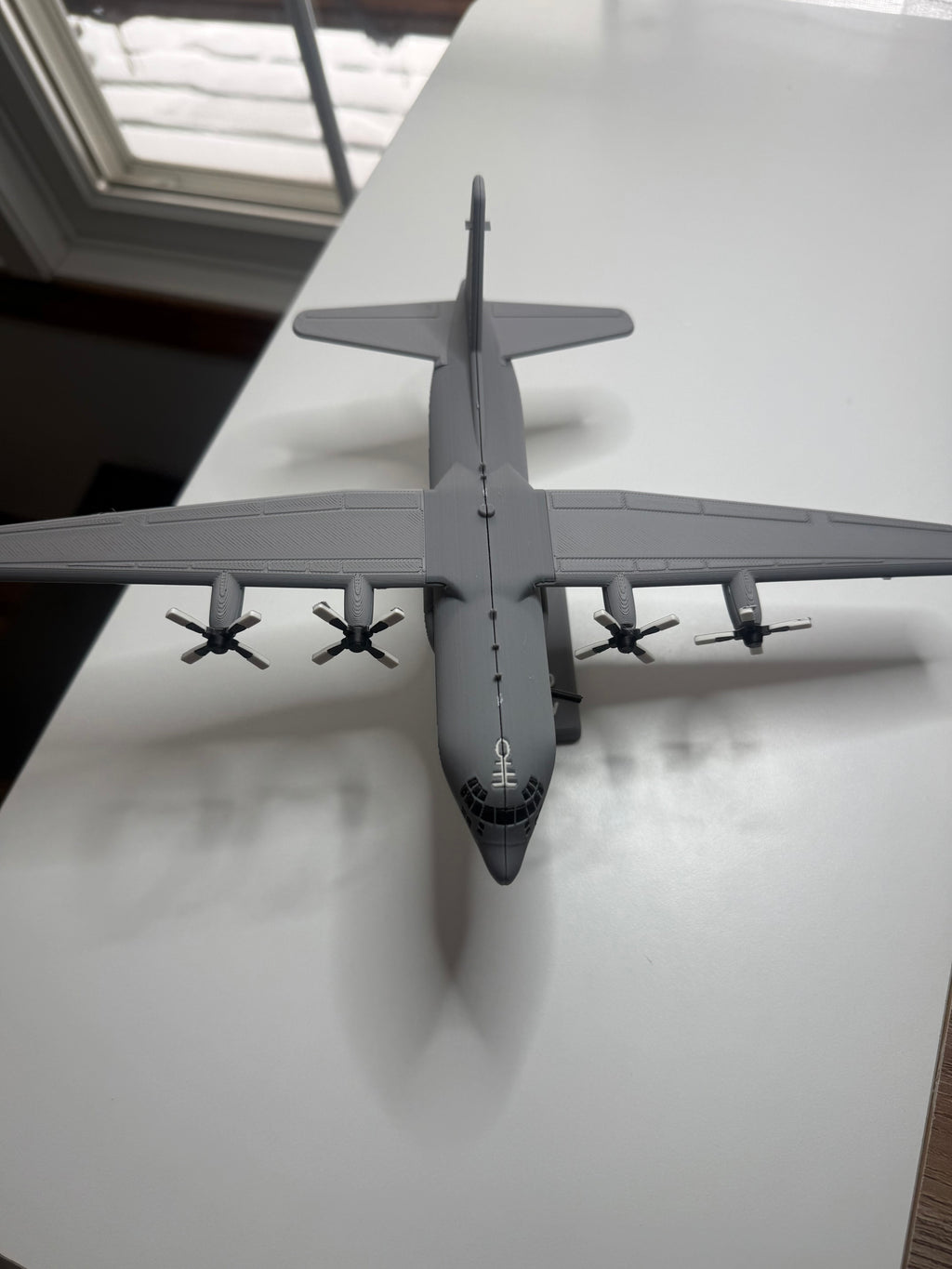 AC-130 Spooky 3D Printed Aircraft Model Kit – Military Gunship Plane