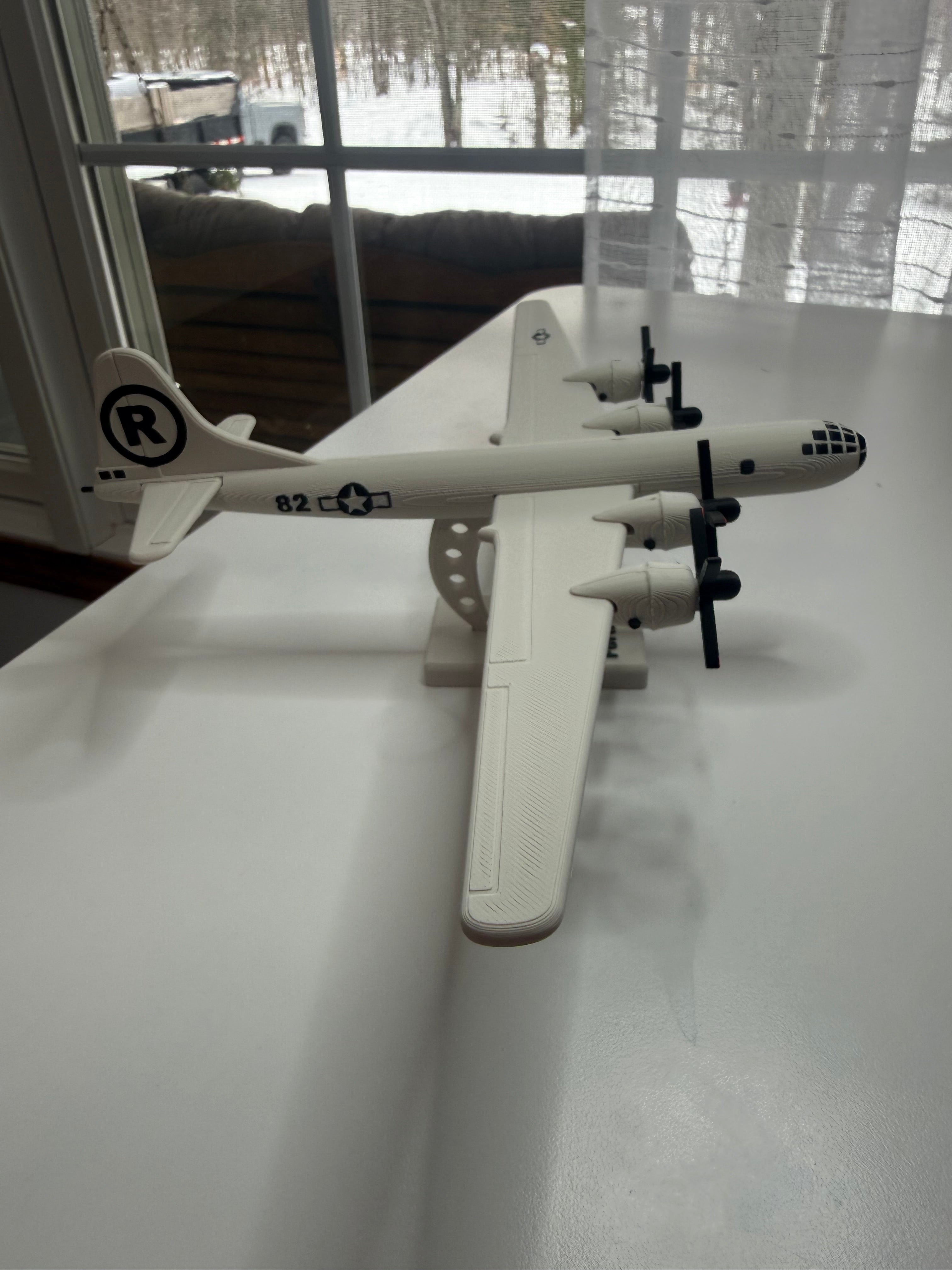 B-29 Superfortress 3D Printed Aircraft Model Kit – WWII Bomber Edition