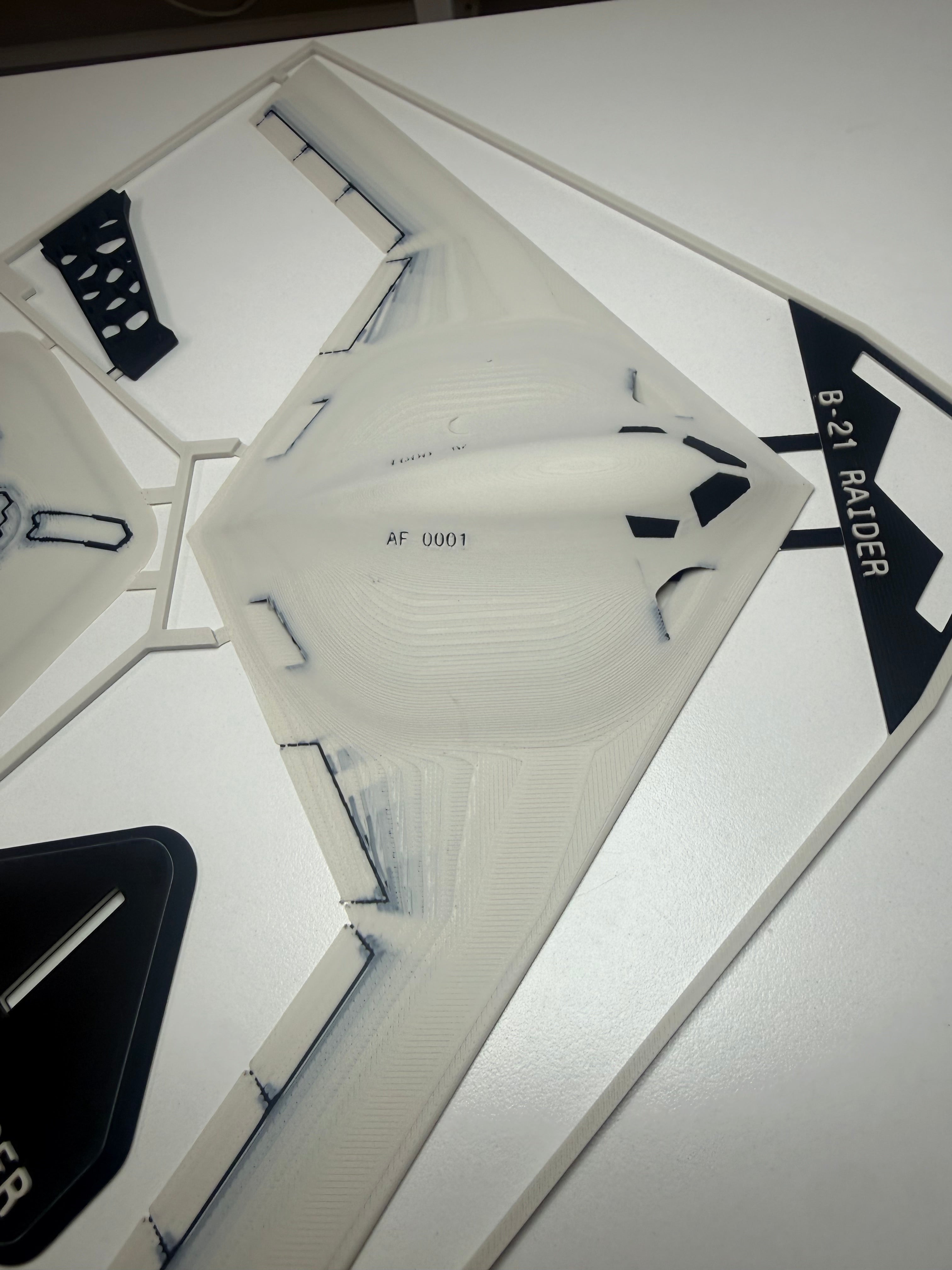 B-21 Raider 3D Printed Aircraft Model Kit – Stealth Bomber Edition