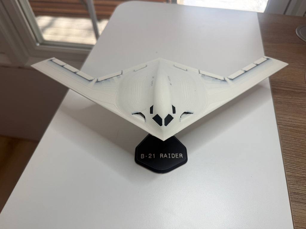B-21 Raider 3D Printed Aircraft Model Kit – Stealth Bomber Edition