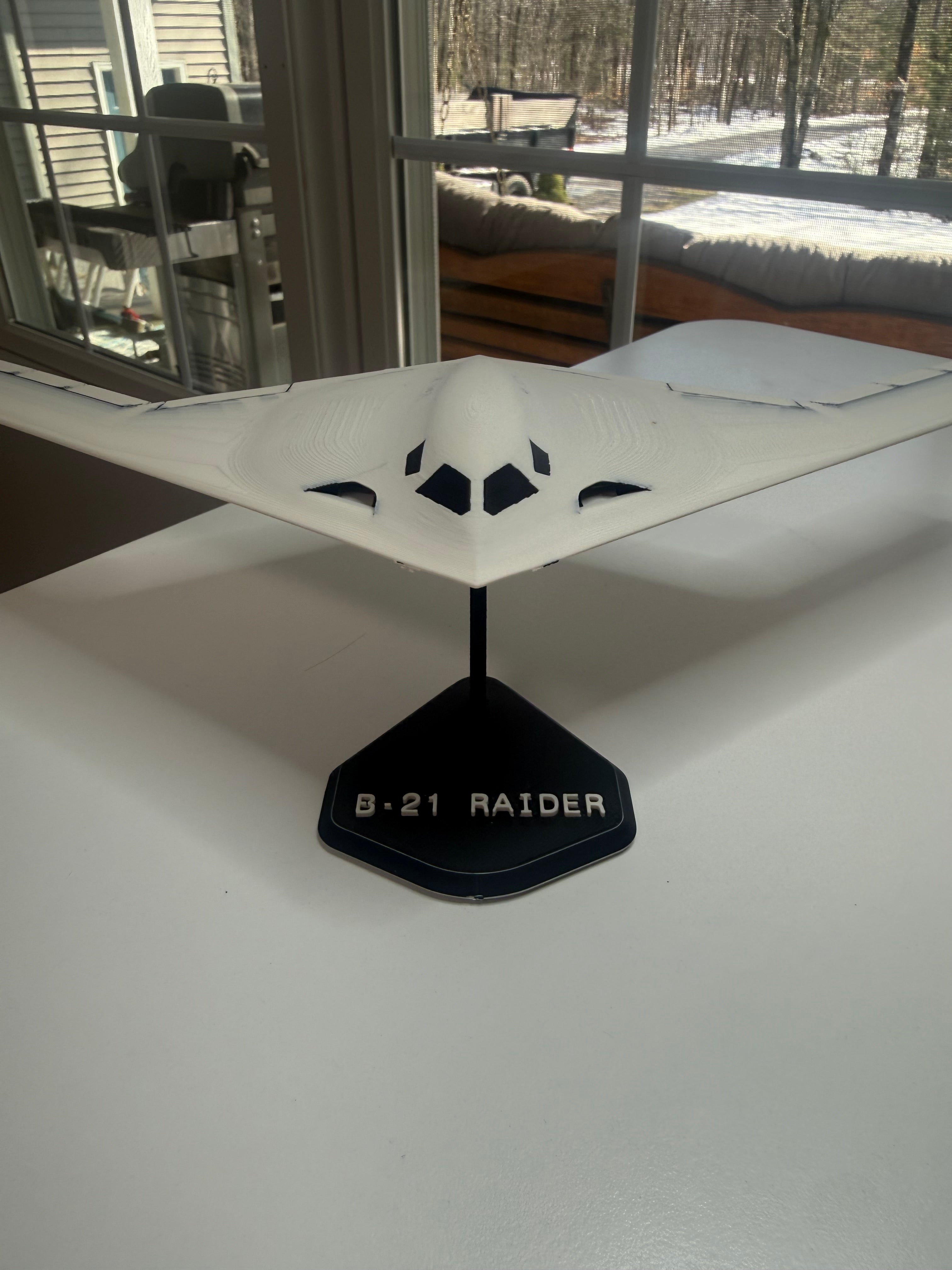 B-21 Raider 3D Printed Aircraft Model Kit – Stealth Bomber Edition