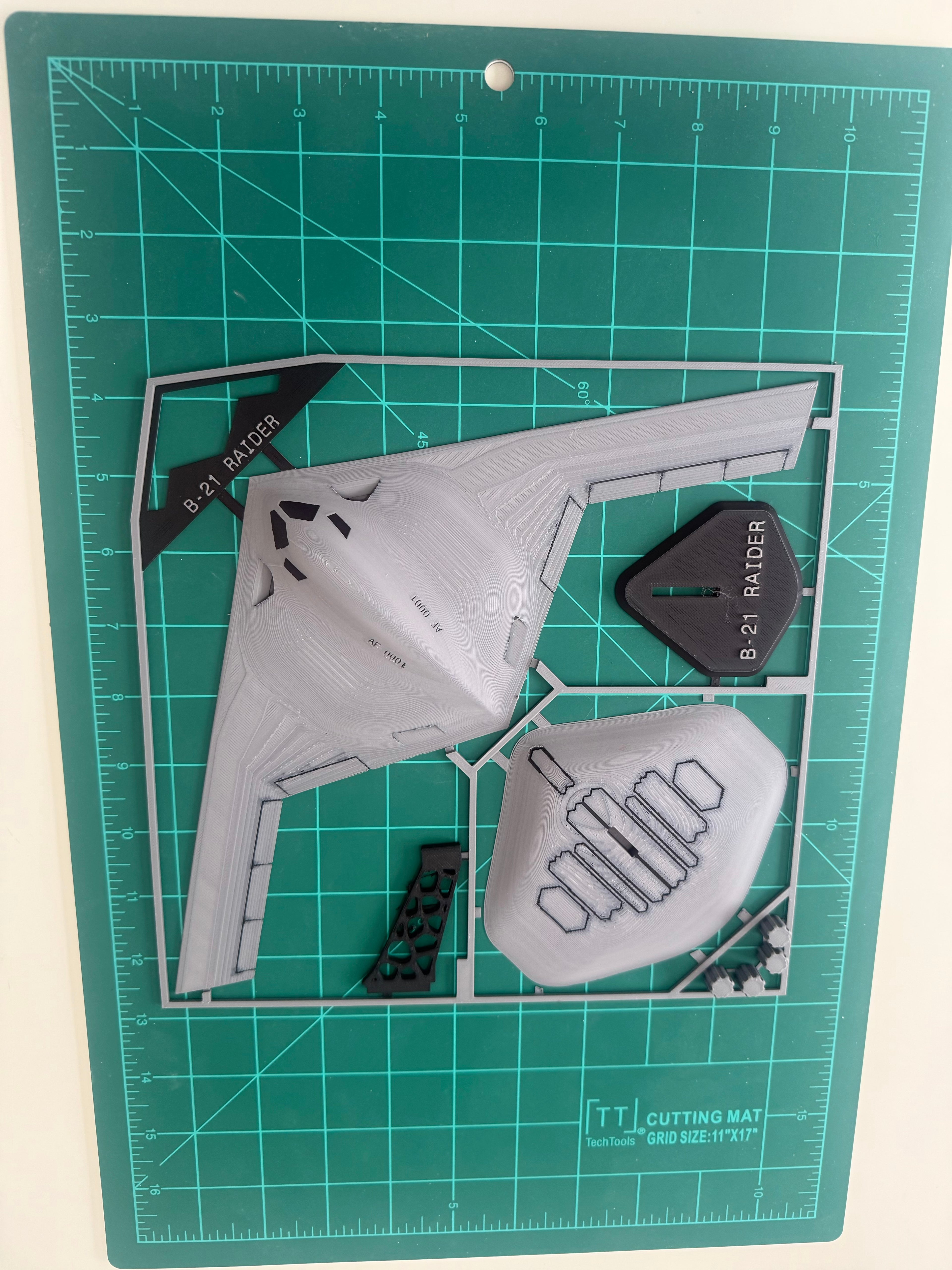B-21 Raider 3D Printed Aircraft Model Kit – Stealth Bomber Edition