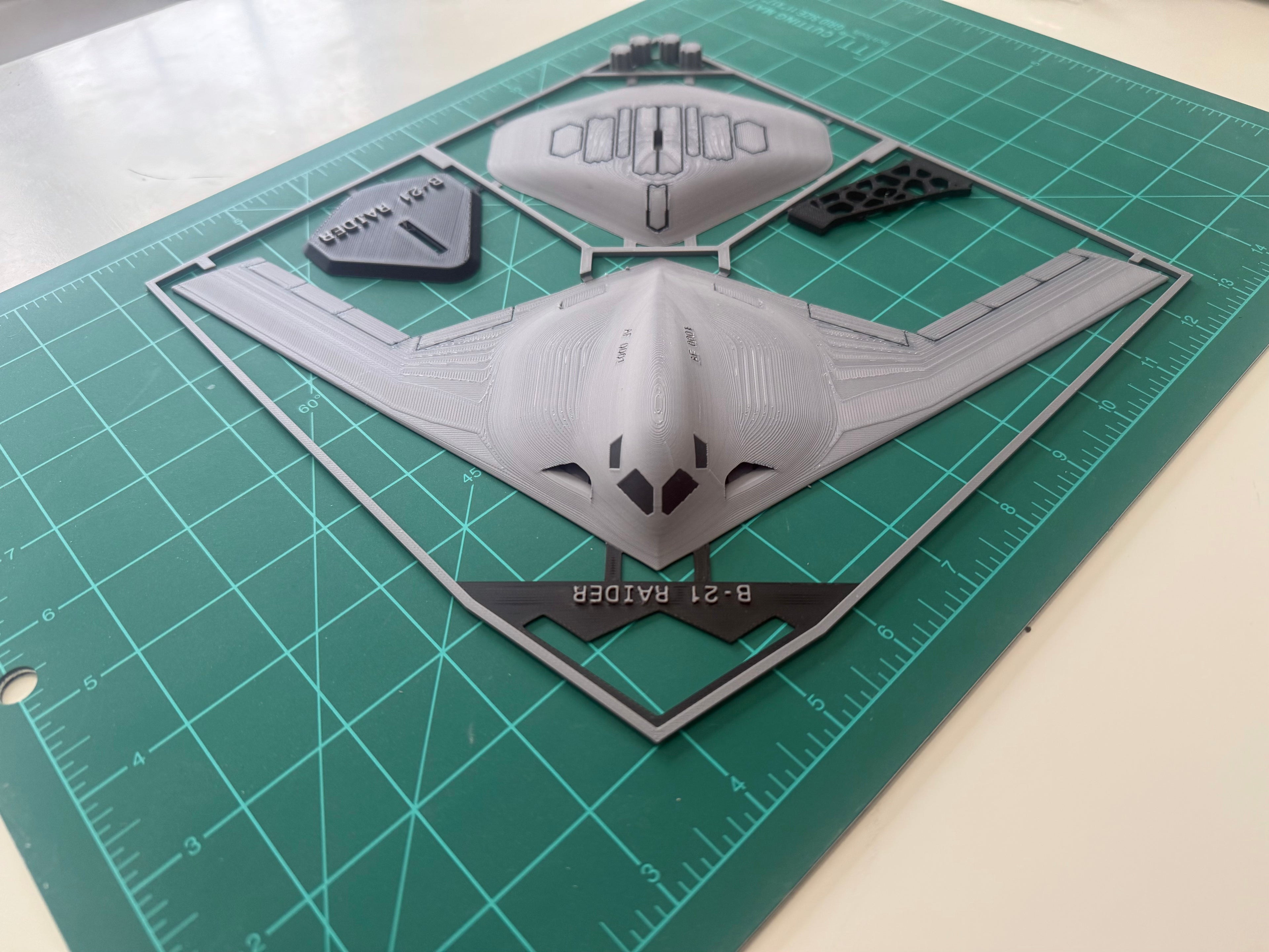 B-21 Raider 3D Printed Aircraft Model Kit – Stealth Bomber Edition
