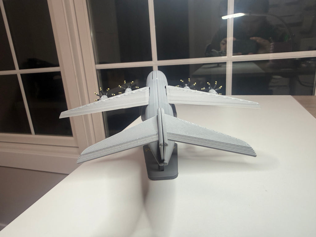 Airbus A400M Atlas 3D Printed Aircraft Model Kit – Military Cargo Plane Edition