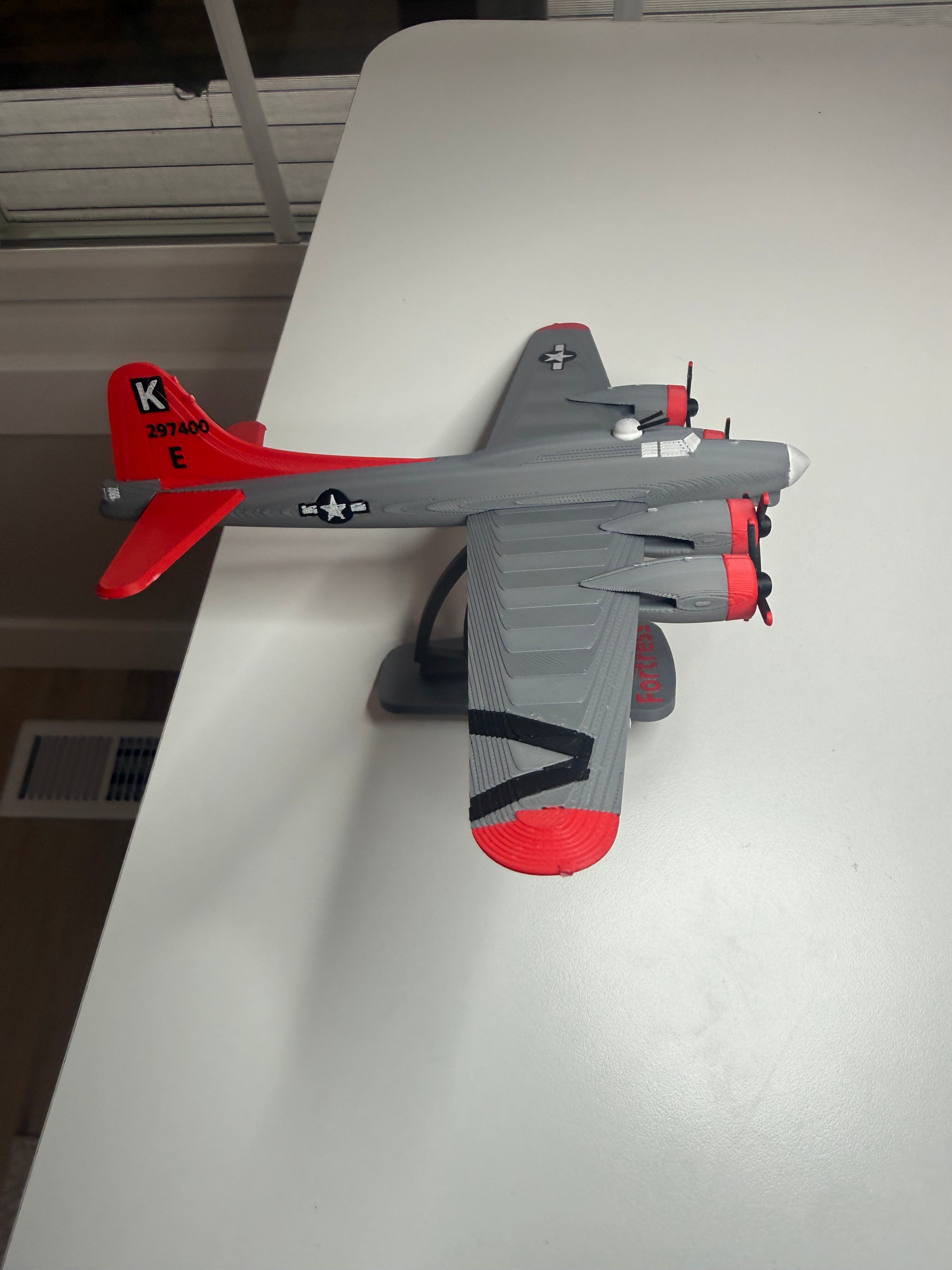 B-17 Flying Fortress 3D Printed Aircraft Model Kit – WWII Bomber Edition