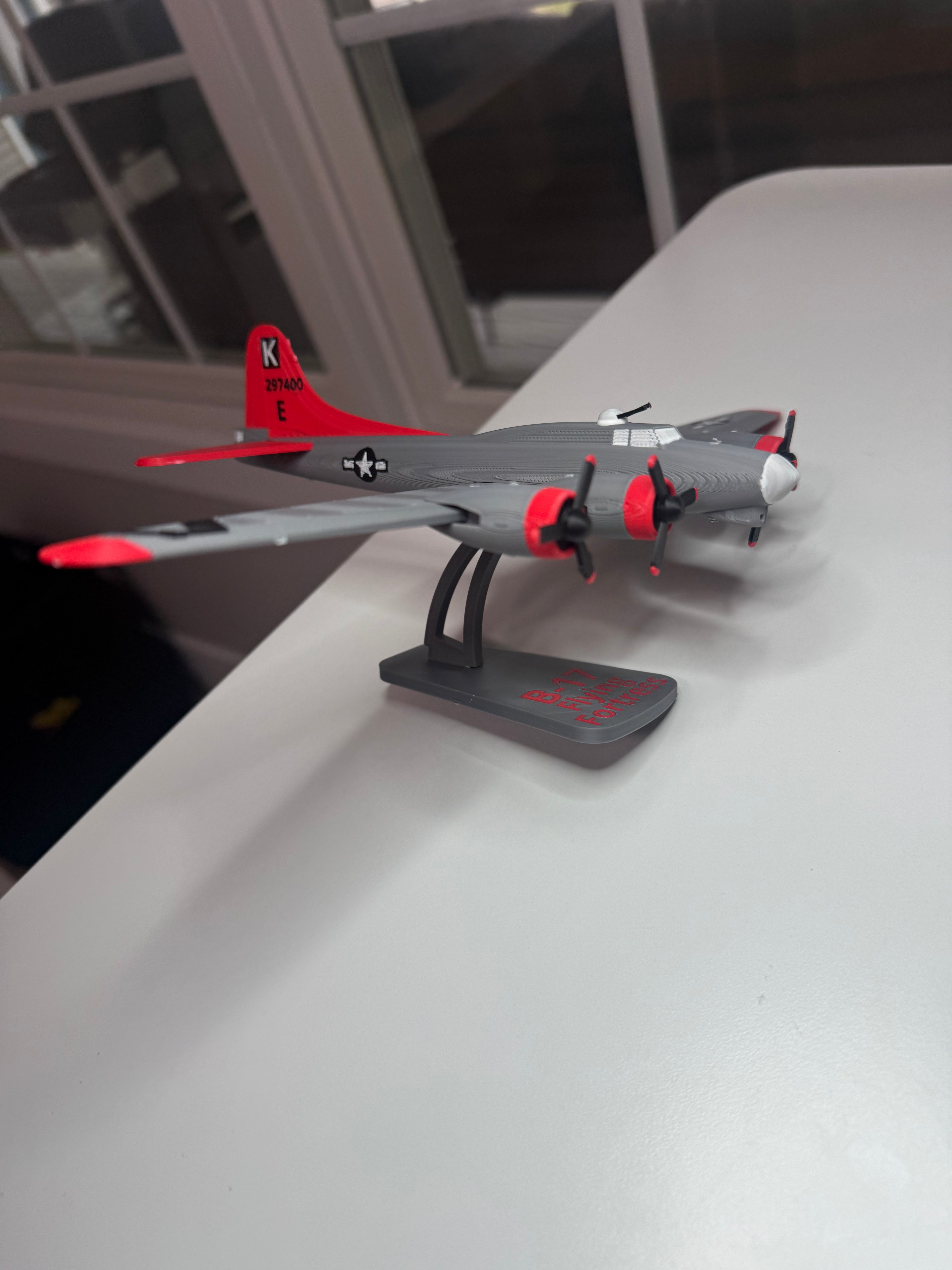 B-17 Flying Fortress 3D Printed Aircraft Model Kit – WWII Bomber Edition