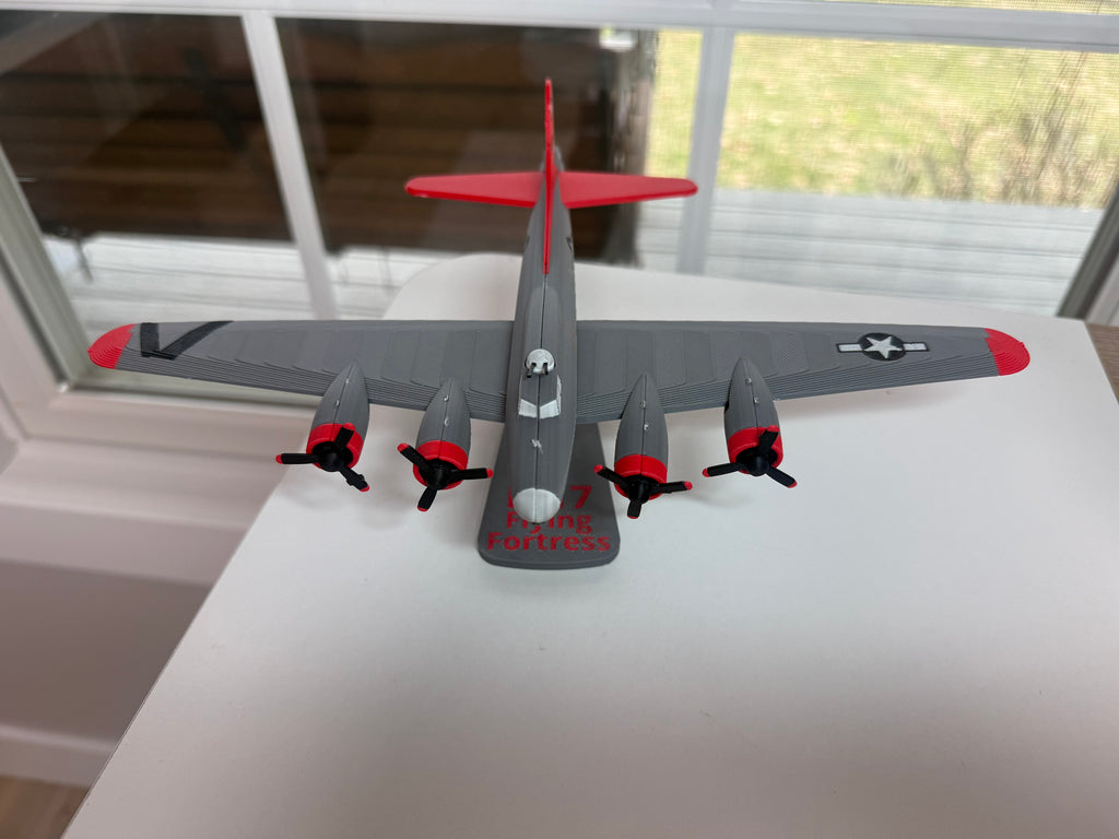 B-17 Flying Fortress 3D Printed Aircraft Model Kit – WWII Bomber Edition