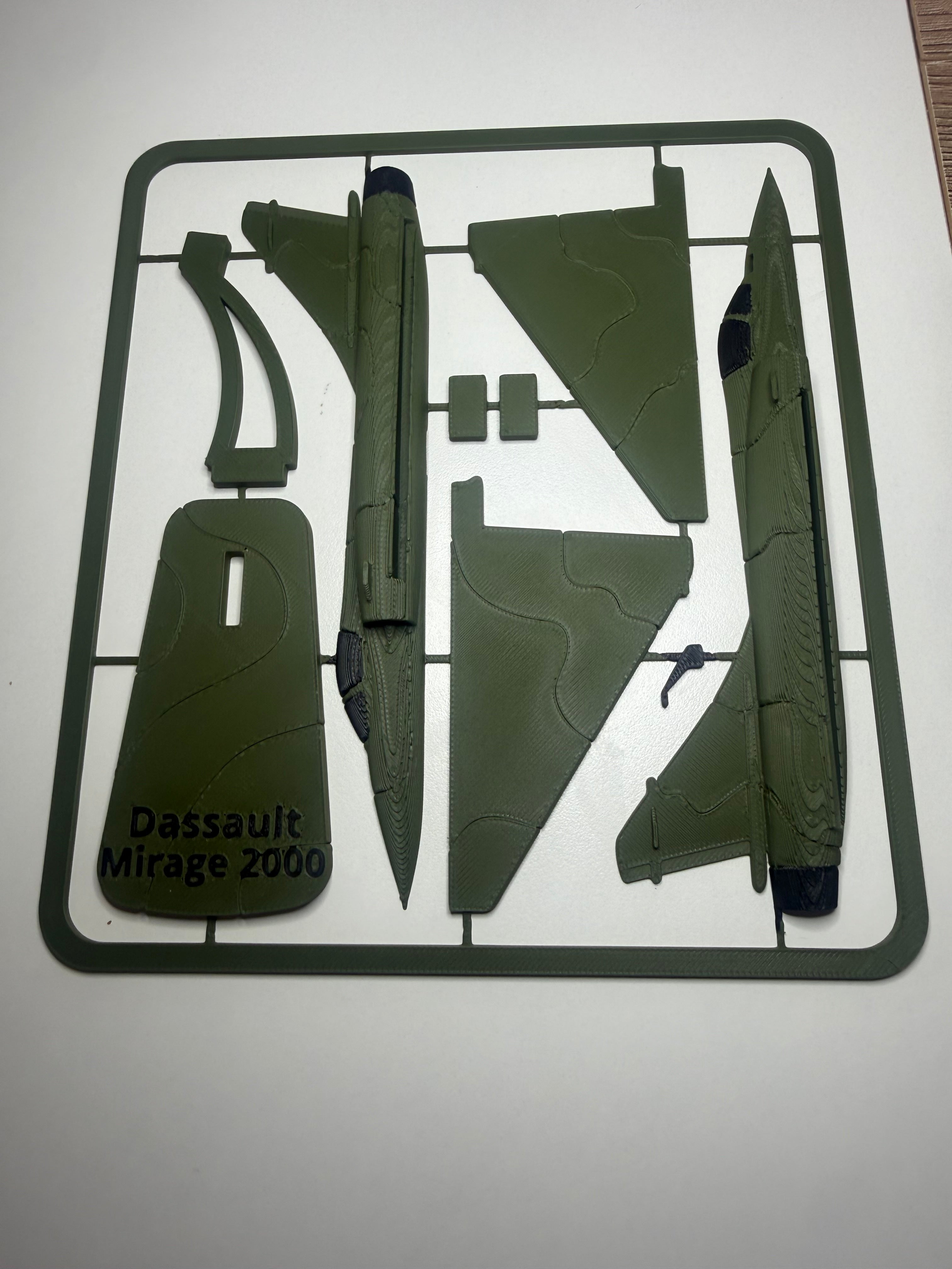 Dassault Mirage 2000 3D Printed Aircraft Model