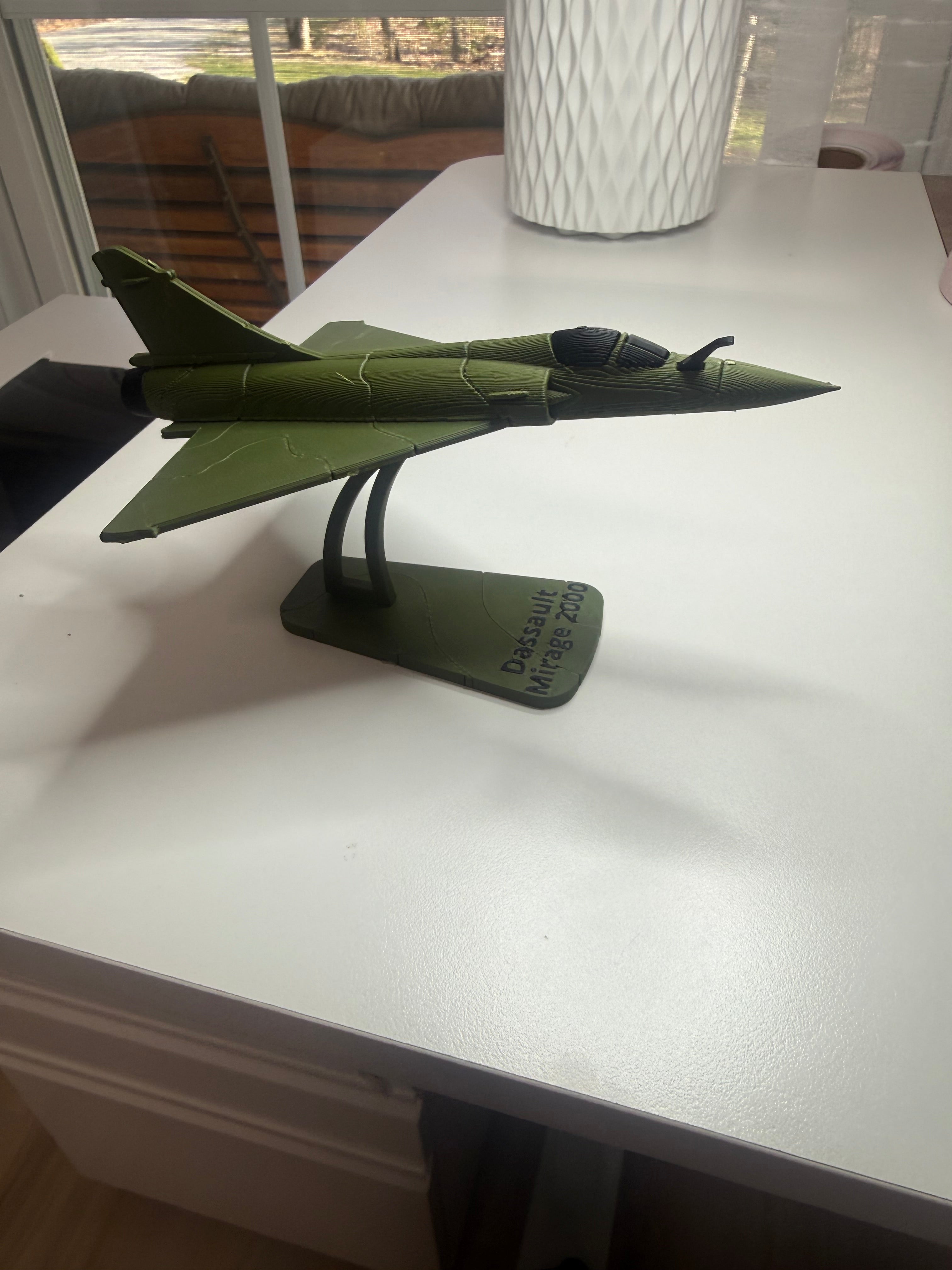 Dassault Mirage 2000 3D Printed Aircraft Model