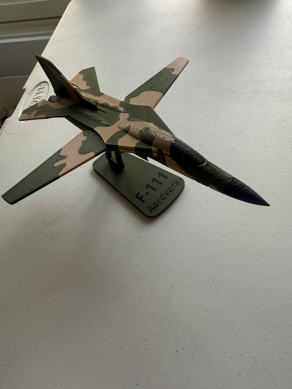 F-111 Aardvark 3D Printed Aircraft Model
