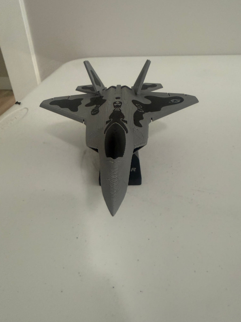 3D Printed F-22 Raptor Model Kit with Missiles – Fighter Jet DIY Build Kit Desk Decor