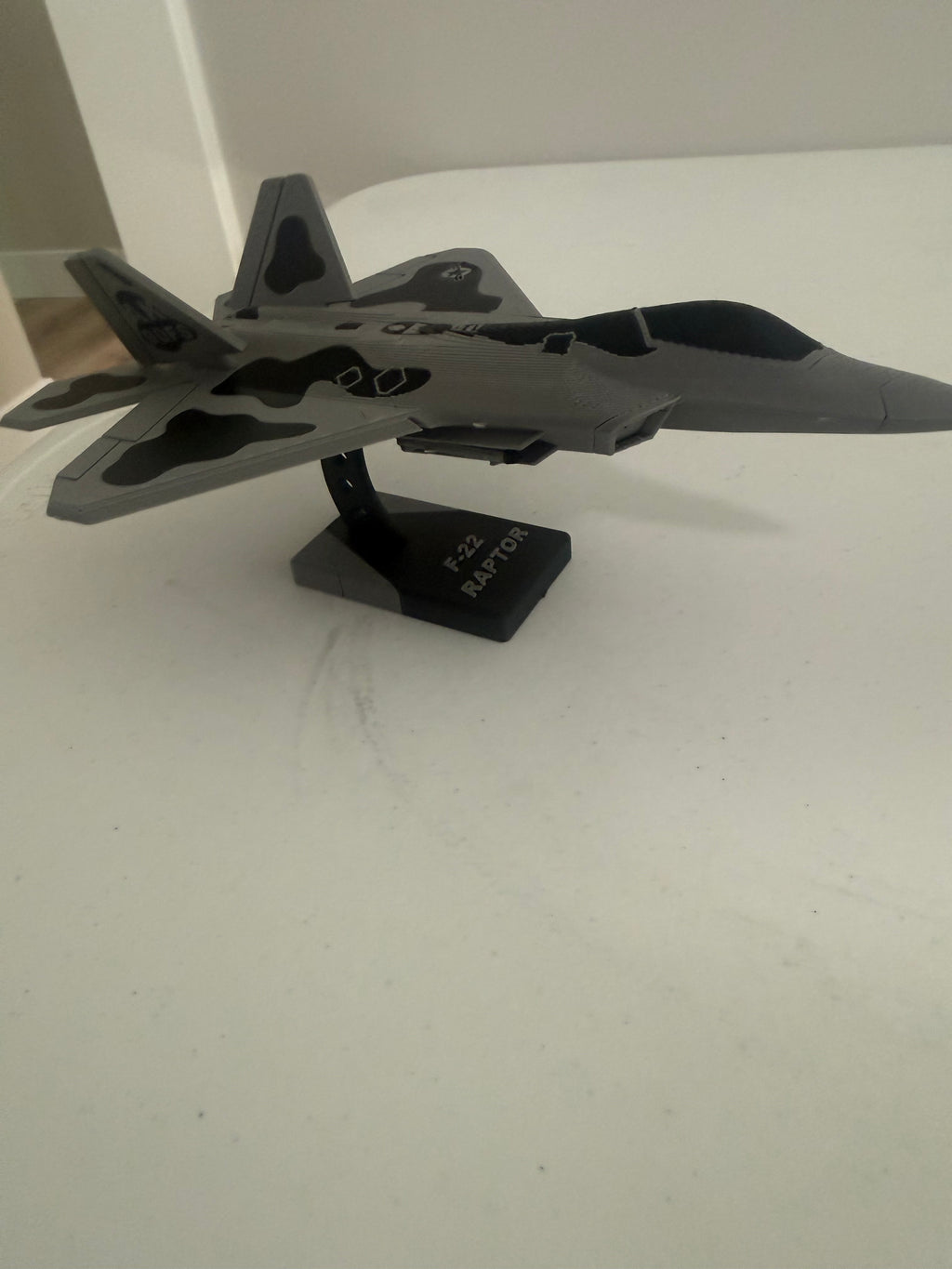 3D Printed F-22 Raptor Model Kit with Missiles – Fighter Jet DIY Build Kit Desk Decor