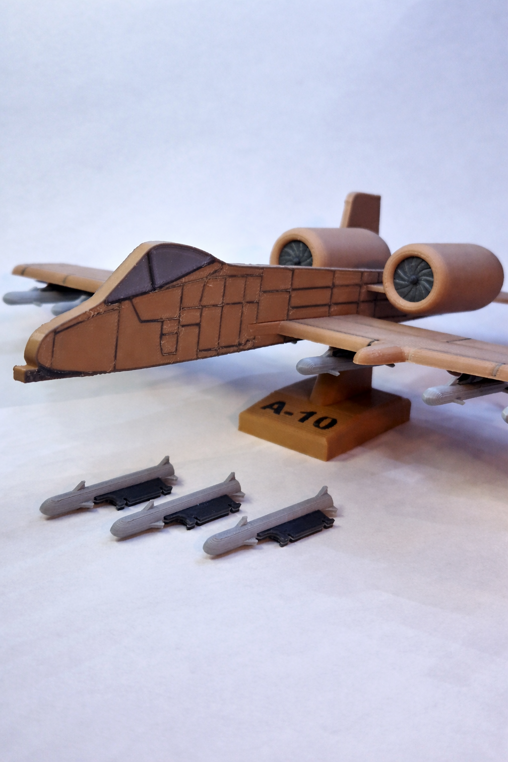 A-10 Warthog Model Kit Card – 3D Printed Aircraft Build Kit