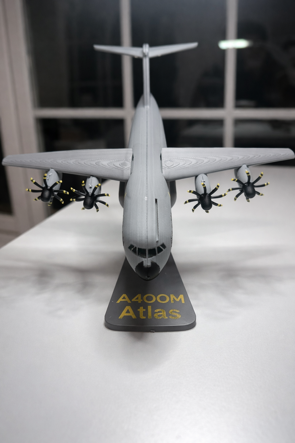 Airbus A400M Atlas 3D Printed Aircraft Model Kit – Military Cargo Plane Edition