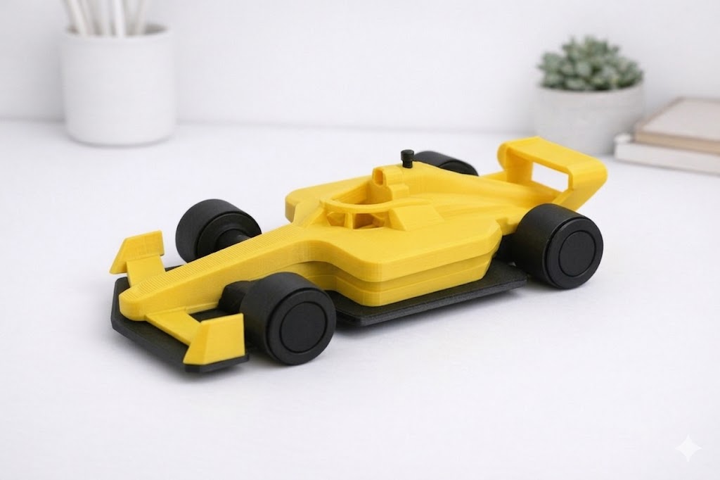 Mini Race Car Kit – 3D Printed Model Car