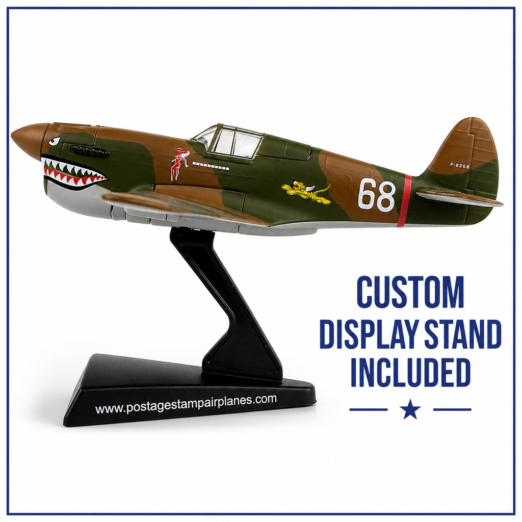 P-40 Warhawk “Hell’s Angels” 3D Printed Model Kit – 1:90 Scale
