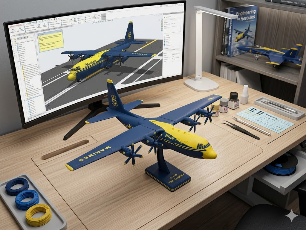 C-130 Fat Albert 3D Printed Model Kit