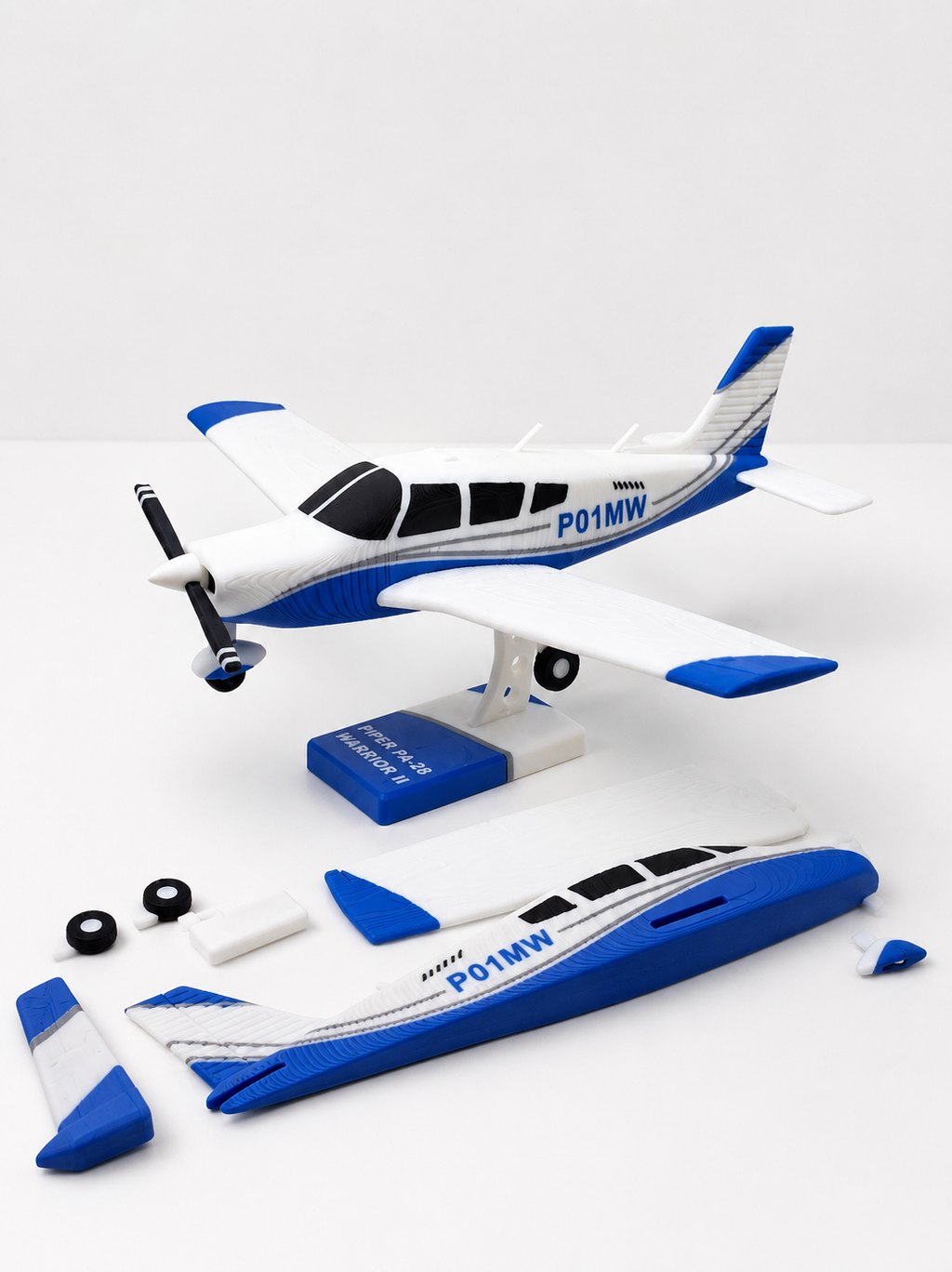 Piper PA-28 Warrior II 3D Printed Model Kit