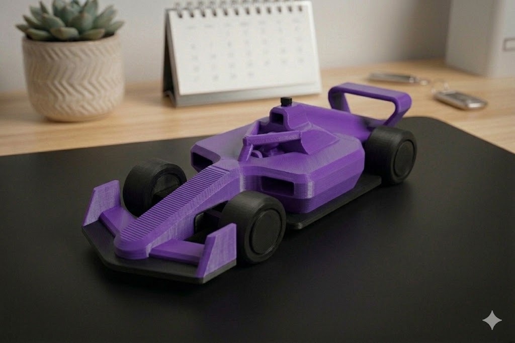 Mini Race Car Kit – 3D Printed Model Car