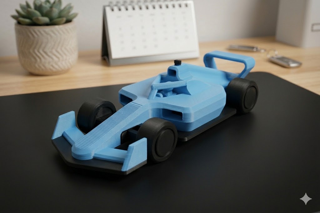 Mini Race Car Kit – 3D Printed Model Car