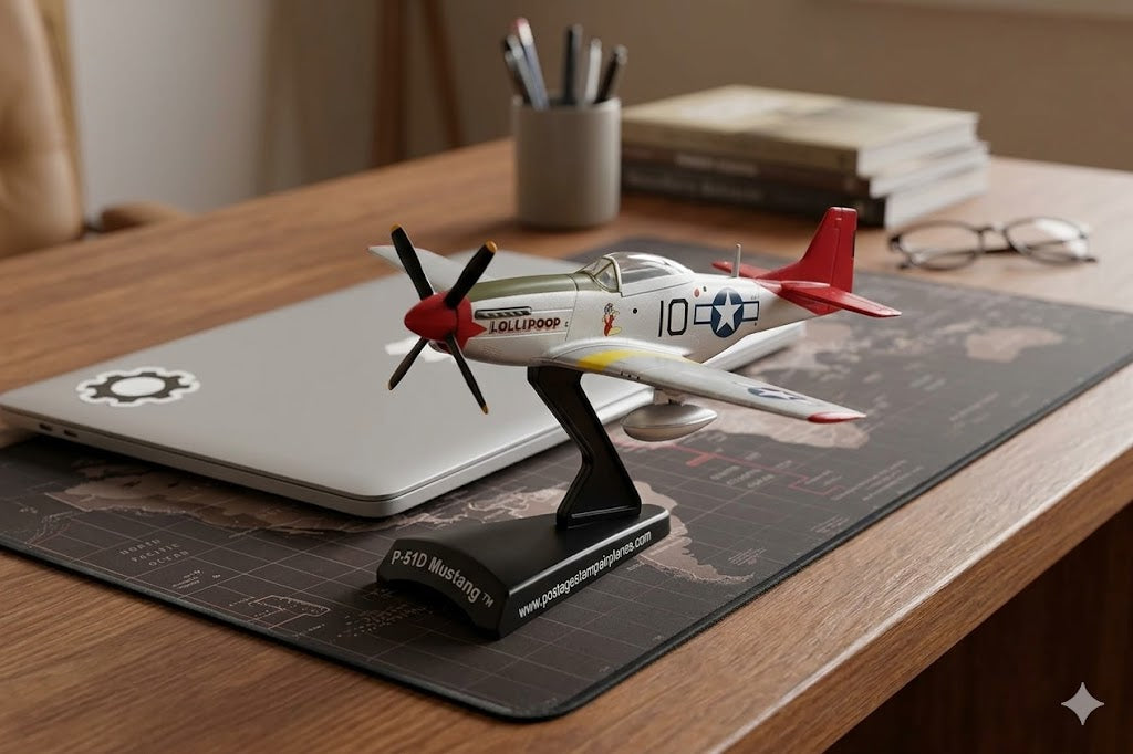 P-51D Mustang “Tuskegee Airmen” 3D Printed Model Kit – 1:100 Scale