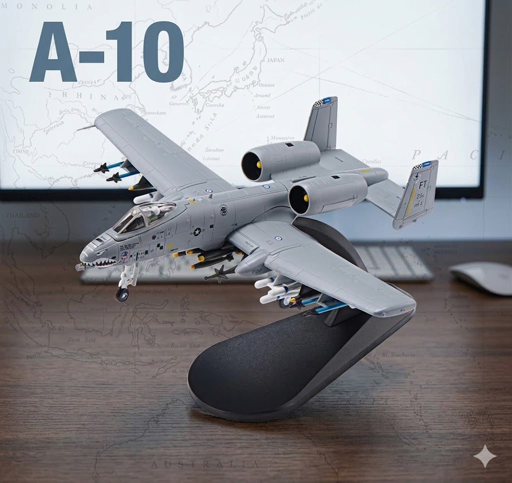 A-10 Thunderbolt II “Warthog” 3D Printed Model Kit – 1:100 Scale