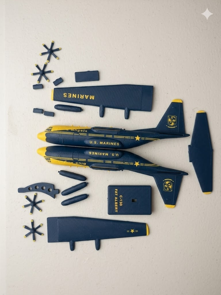 C-130 Fat Albert 3D Printed Model Kit