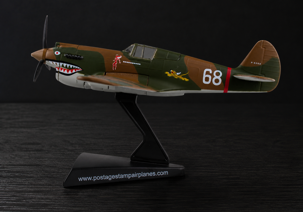 P-40 Warhawk “Hell’s Angels” 3D Printed Model Kit – 1:90 Scale