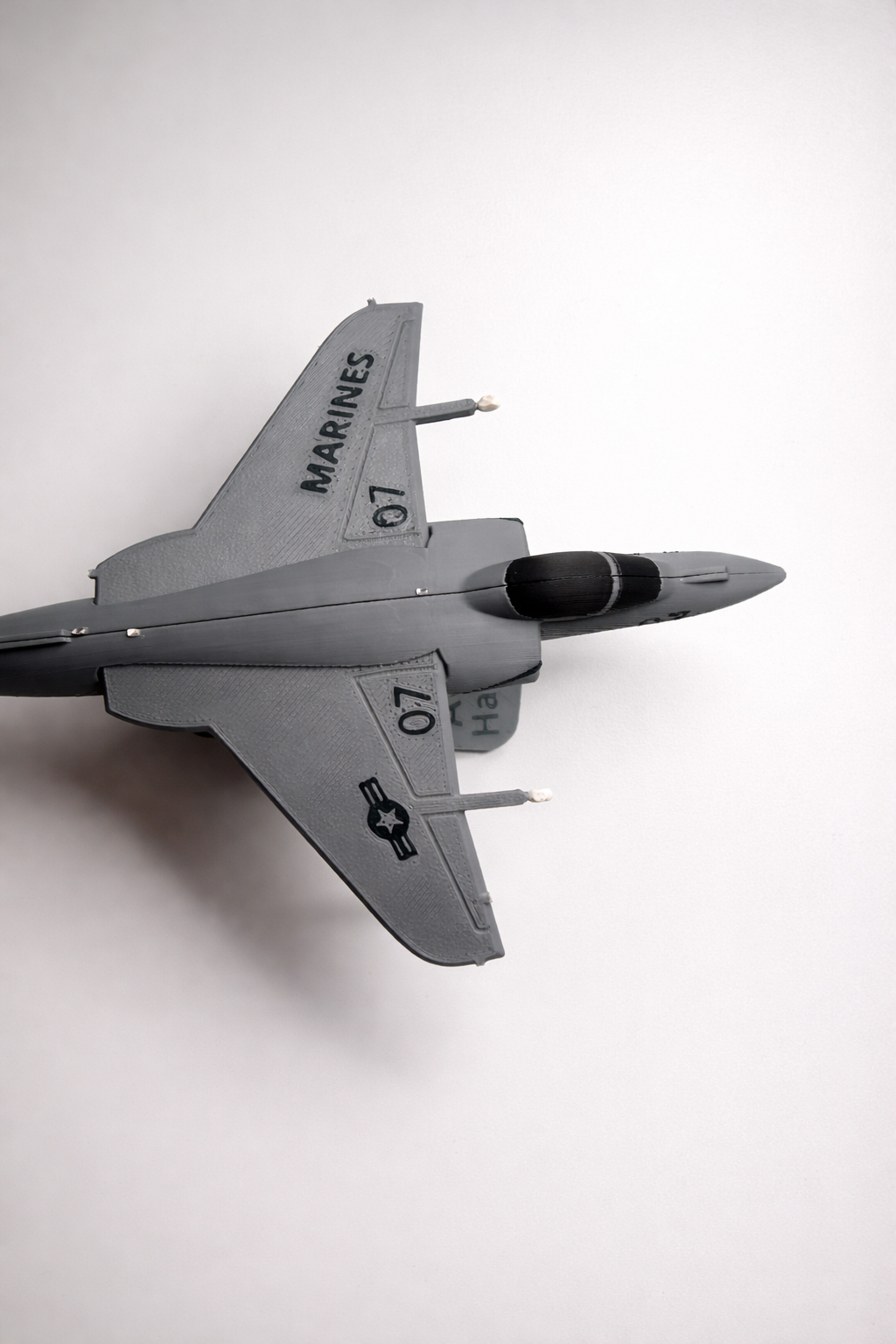 AV-8B Harrier II 3D Printed Model Kit Card