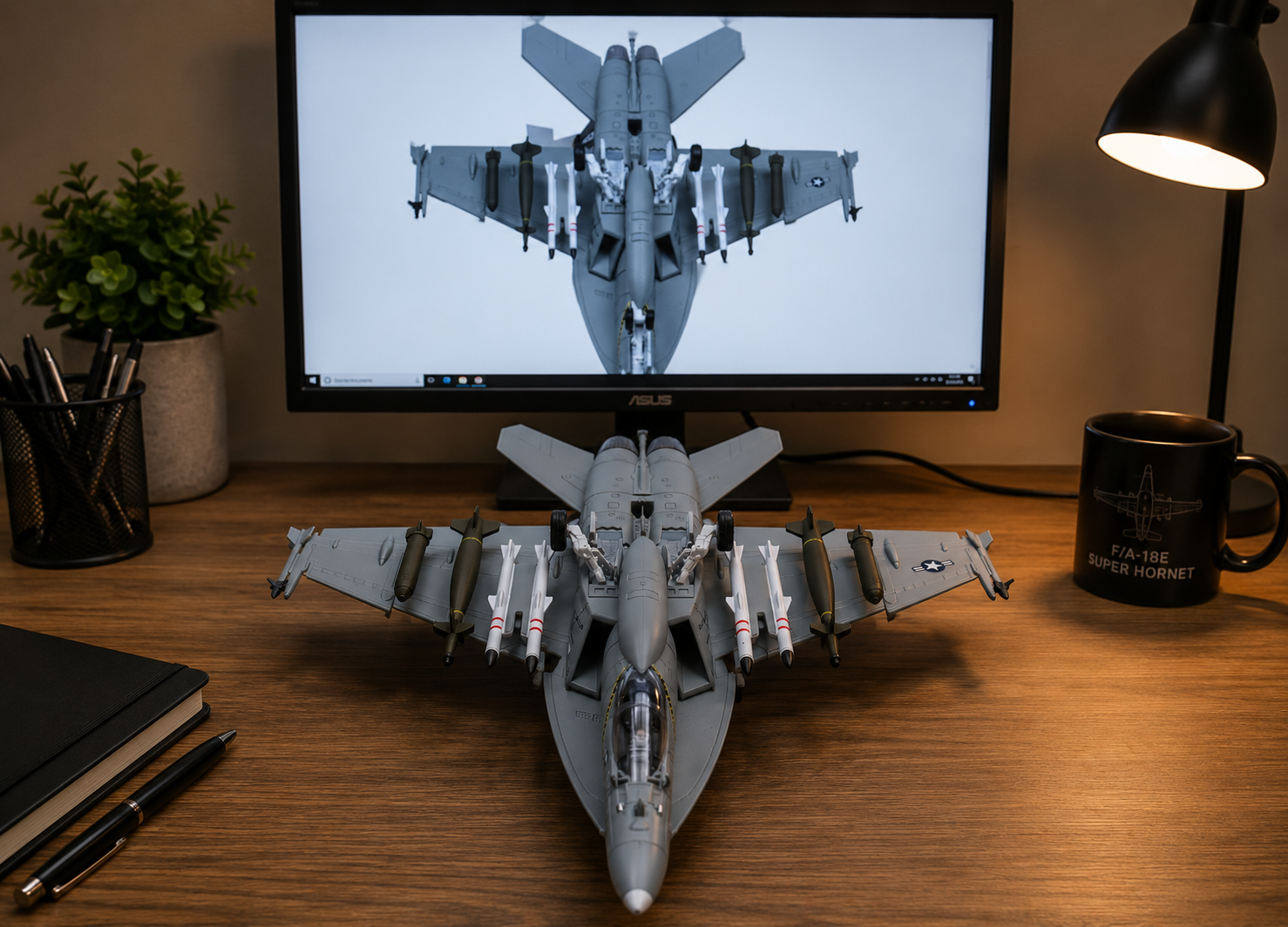 F/A-18 Super Hornet 3D Printed Model Kit – 1:100 Scale