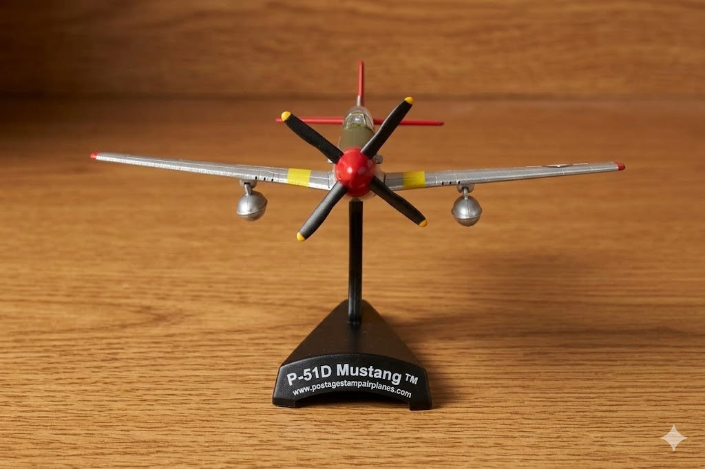 P-51D Mustang “Tuskegee Airmen” 3D Printed Model Kit – 1:100 Scale