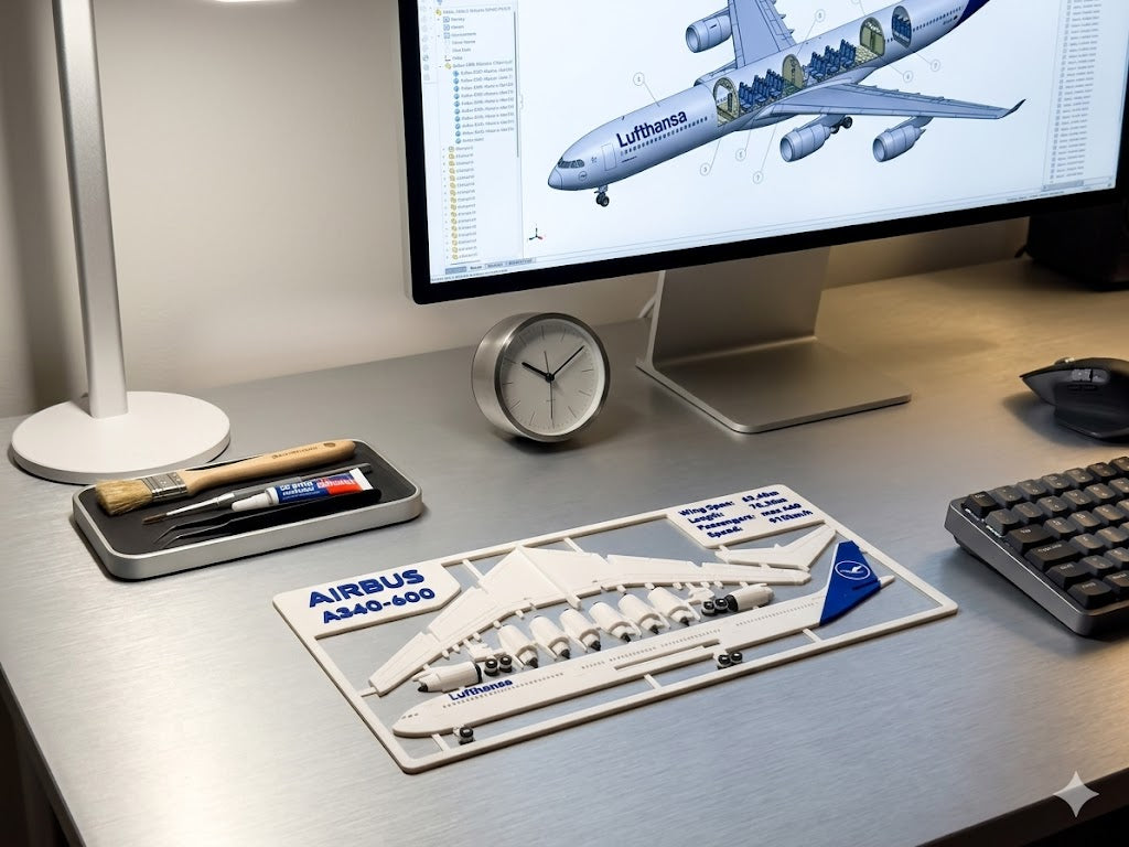 Airbus A340-300 3D Printed Model Kit