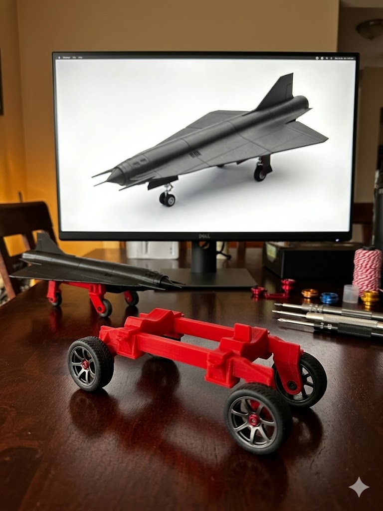D-21 Recon Drone 3D Printed Model