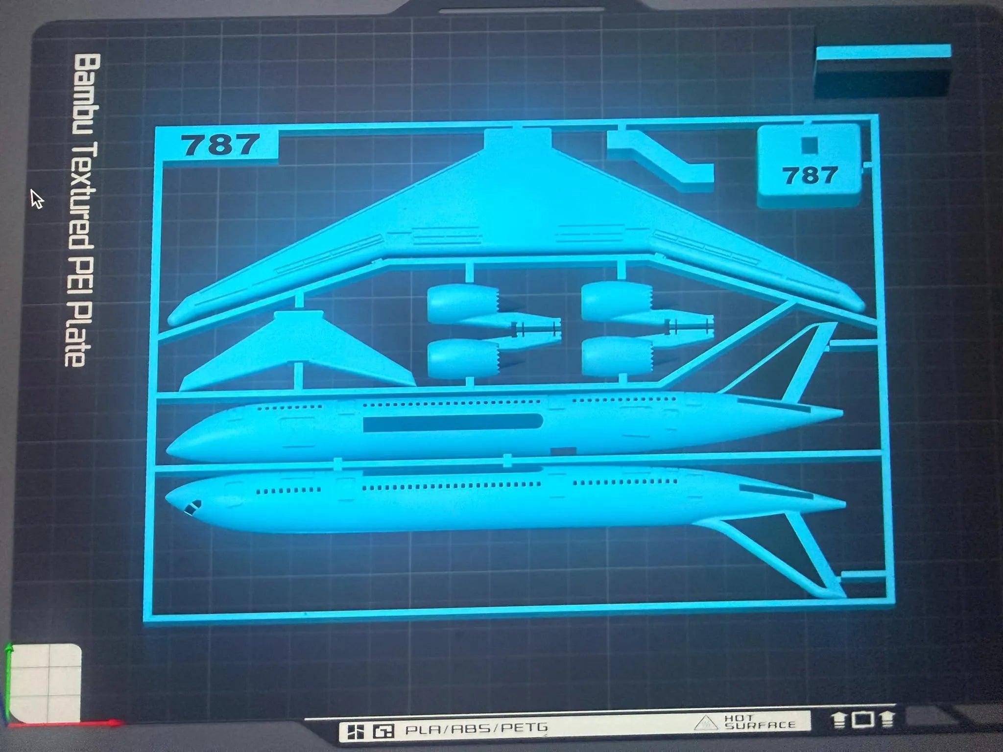 Boeing 787 Dreamliner 3D Printed Model Kit Boeing 787 Dreamliner 3D Printed Model Kit – Commercial Airliner DIY Build – Aviation Desk Decor – Passenger Jet Display Model