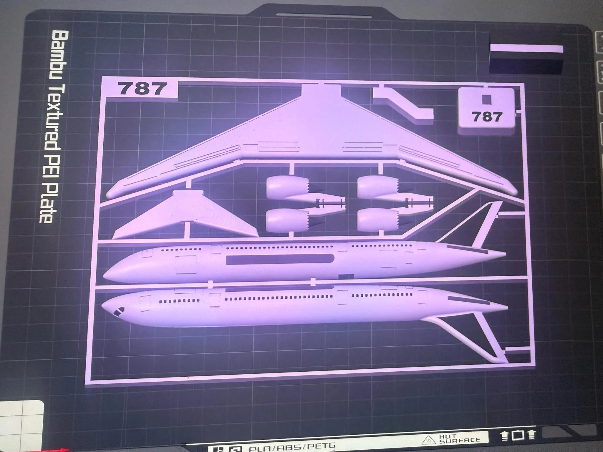 Boeing 787 Dreamliner 3D Printed Model Kit Boeing 787 Dreamliner 3D Printed Model Kit – Commercial Airliner DIY Build – Aviation Desk Decor – Passenger Jet Display Model