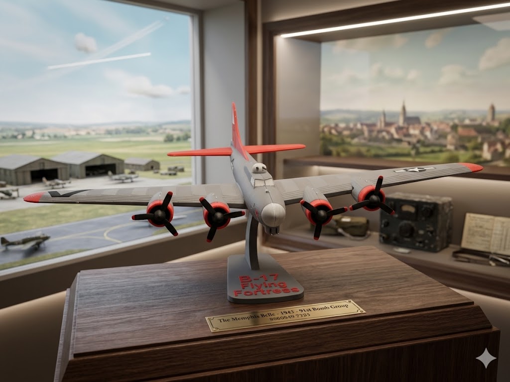 B-17 Flying Fortress 3D Printed Aircraft Model Kit – WWII Bomber Edition