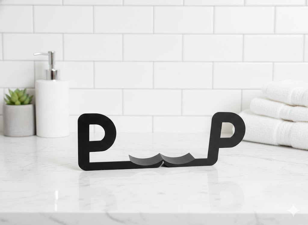 3D Printed Funny Poop Toilet Paper Holder