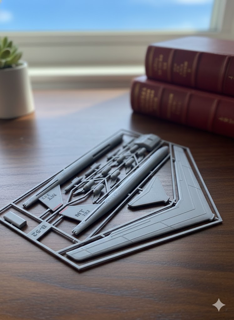 B-52 Stratofortress 3D Printed Model Kit B-52 Stratofortress 3D Printed Model Kit – Military Bomber Aircraft DIY Build – Aviation Desk Decor – Strategic Bomber Display