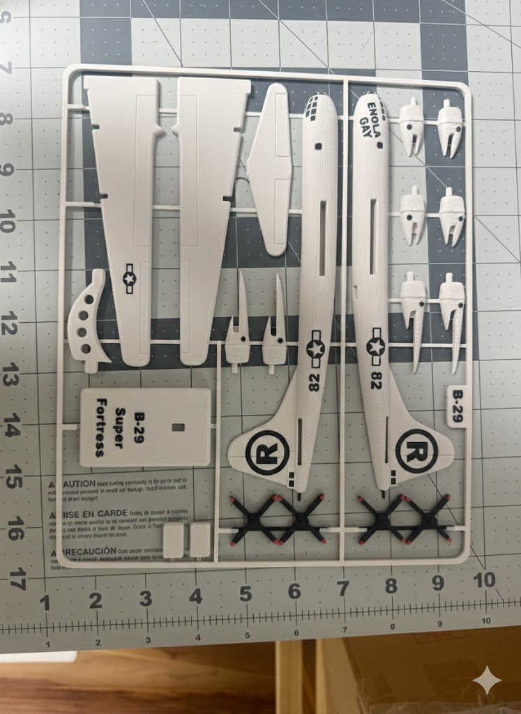 B-29 Superfortress 3D Printed Aircraft Model Kit – WWII Bomber Edition