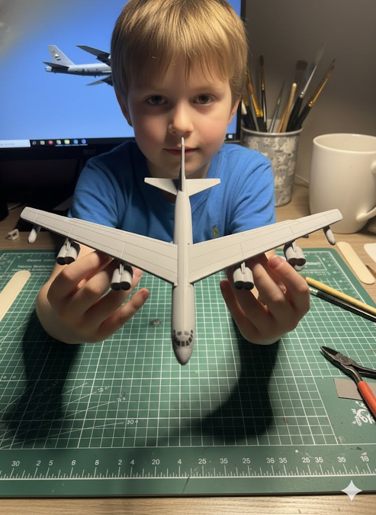 B-52 Stratofortress 3D Printed Model Kit B-52 Stratofortress 3D Printed Model Kit – Military Bomber Aircraft DIY Build – Aviation Desk Decor – Strategic Bomber Display