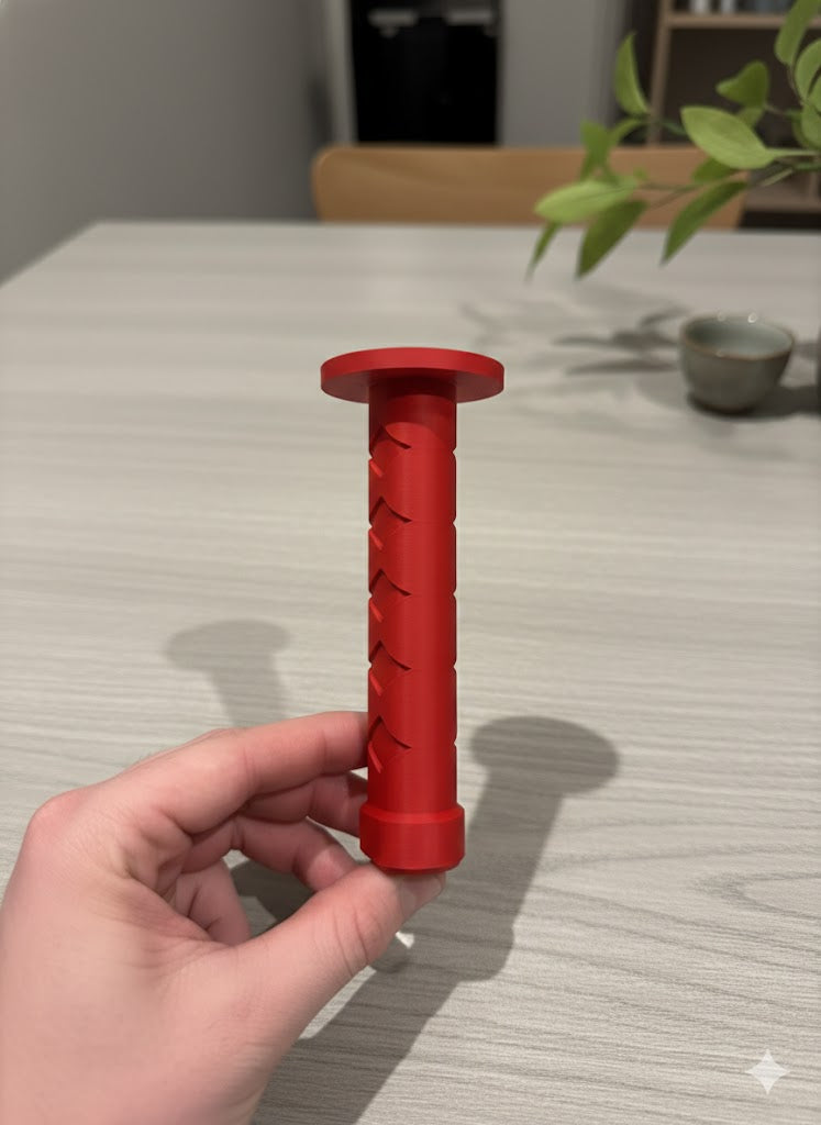 Anime Sword Handle Desk Prop Anime Sword Handle Desk Prop – 3D Printed Katana Grip Decor – Samurai Inspired Desk Accessory – Cosplay Display Piece