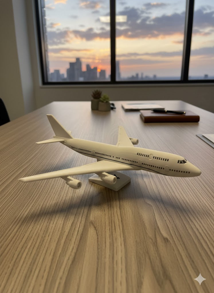 Boeing 747 Jumbo Jet 3D Printed Aircraft Model Kit – Commercial Airliner